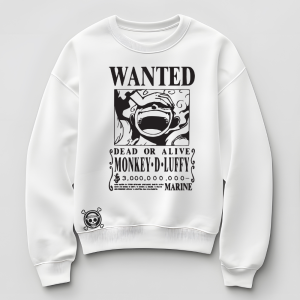 Polerón Blanco Luffy